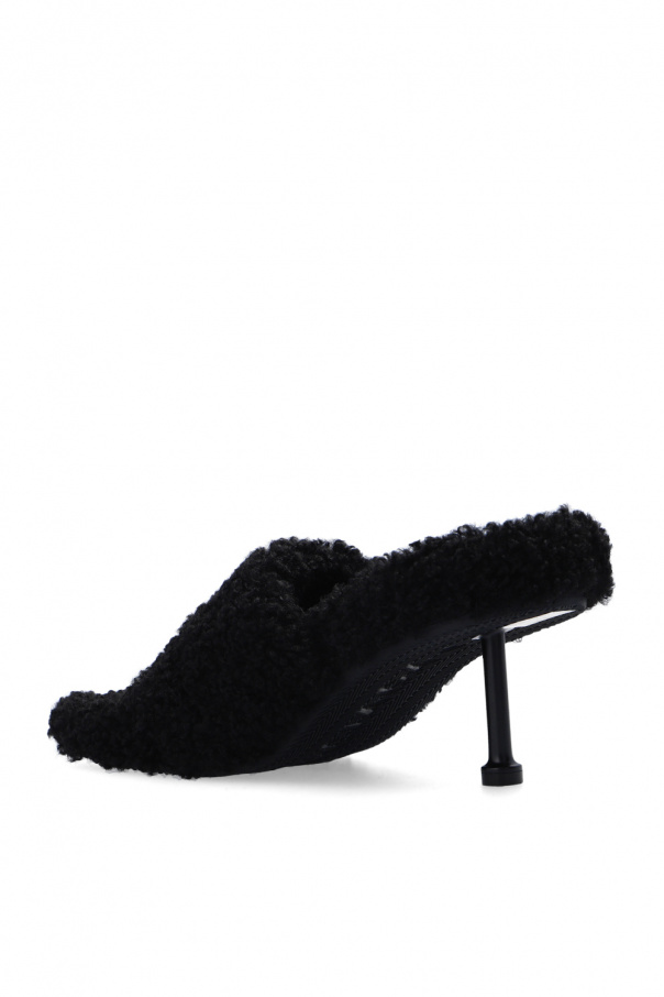 Furry' heeled slides Balenciaga - SchaferandweinerShops SX